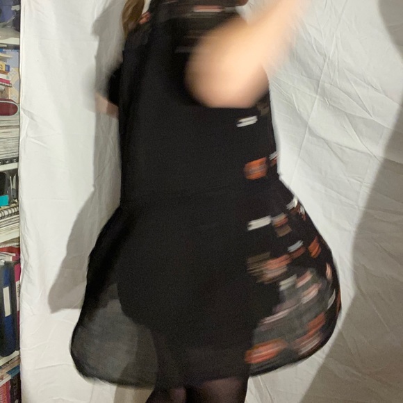 Zara Women Embroidered Dotted mesh Dress - Picture 5 of 13